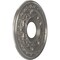 Ekena Millwork Baltimore Thermoformed PVC Ceiling Medallion Fits Canopies up to 5 1/4-in., Aged Dark Steel CMP13BACST - alternate 2